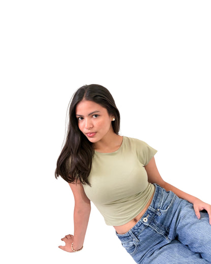 Bamba Bloom Aura Tee Verde
