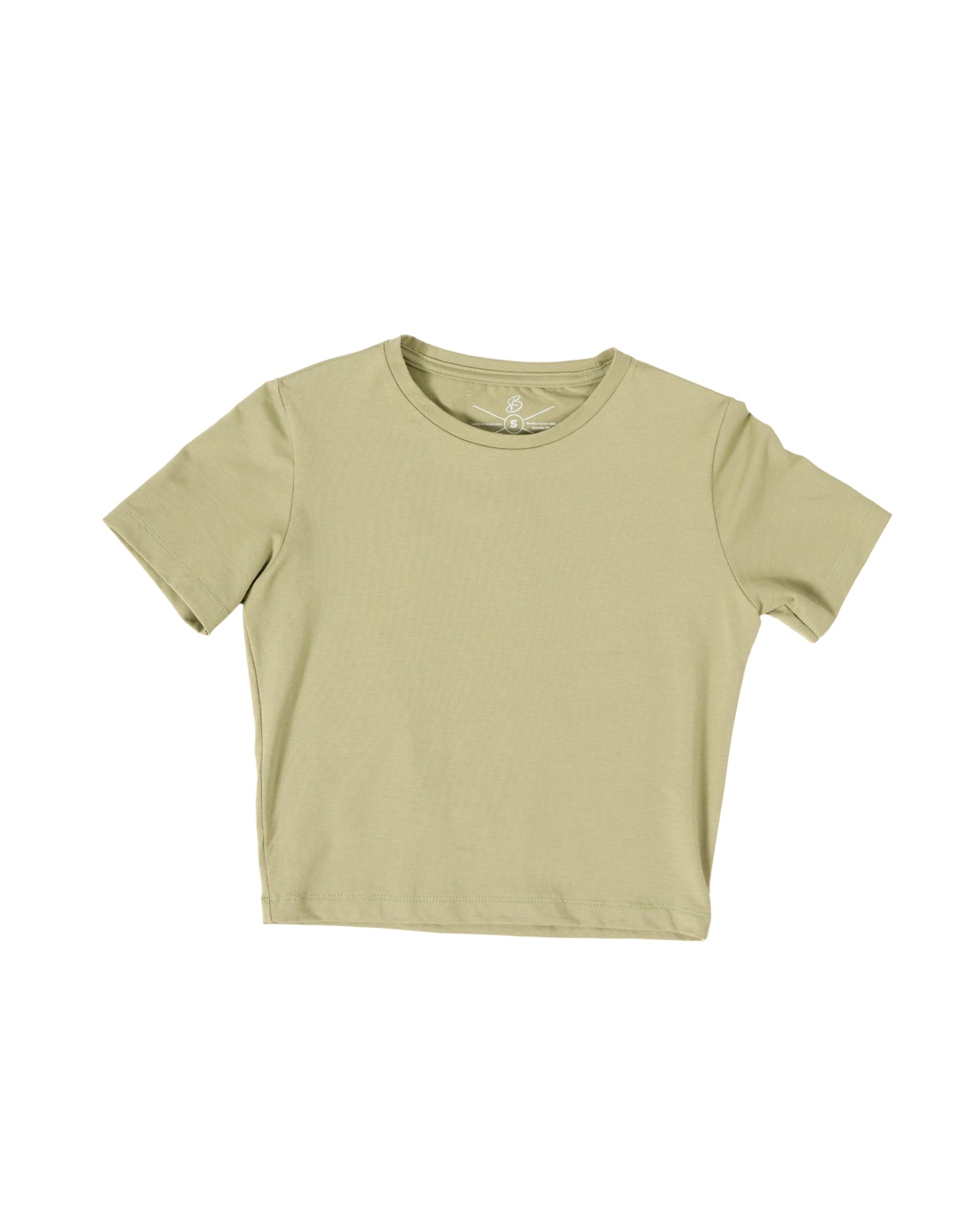 Bamba Bloom Crop Tee Verde Claro