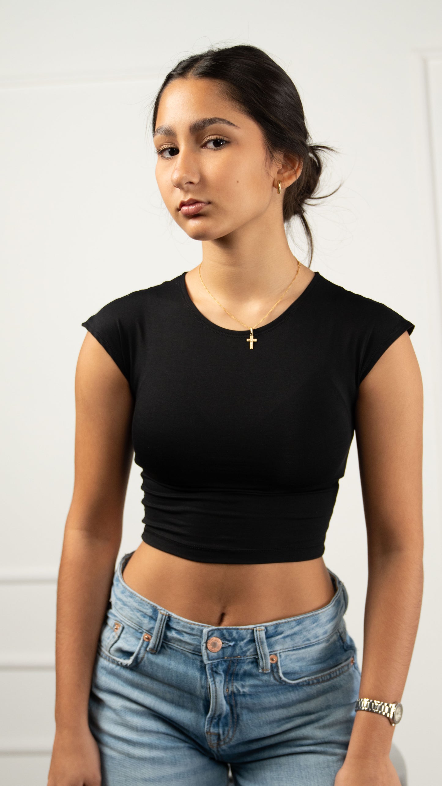 Bamba Bloom Aura Tee Negra