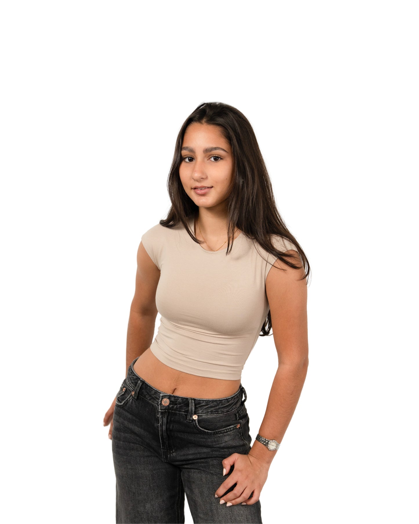 Bamba Bloom Aura Tee Crema