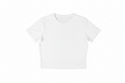 Bamba Bloom Crop Tee Blanco