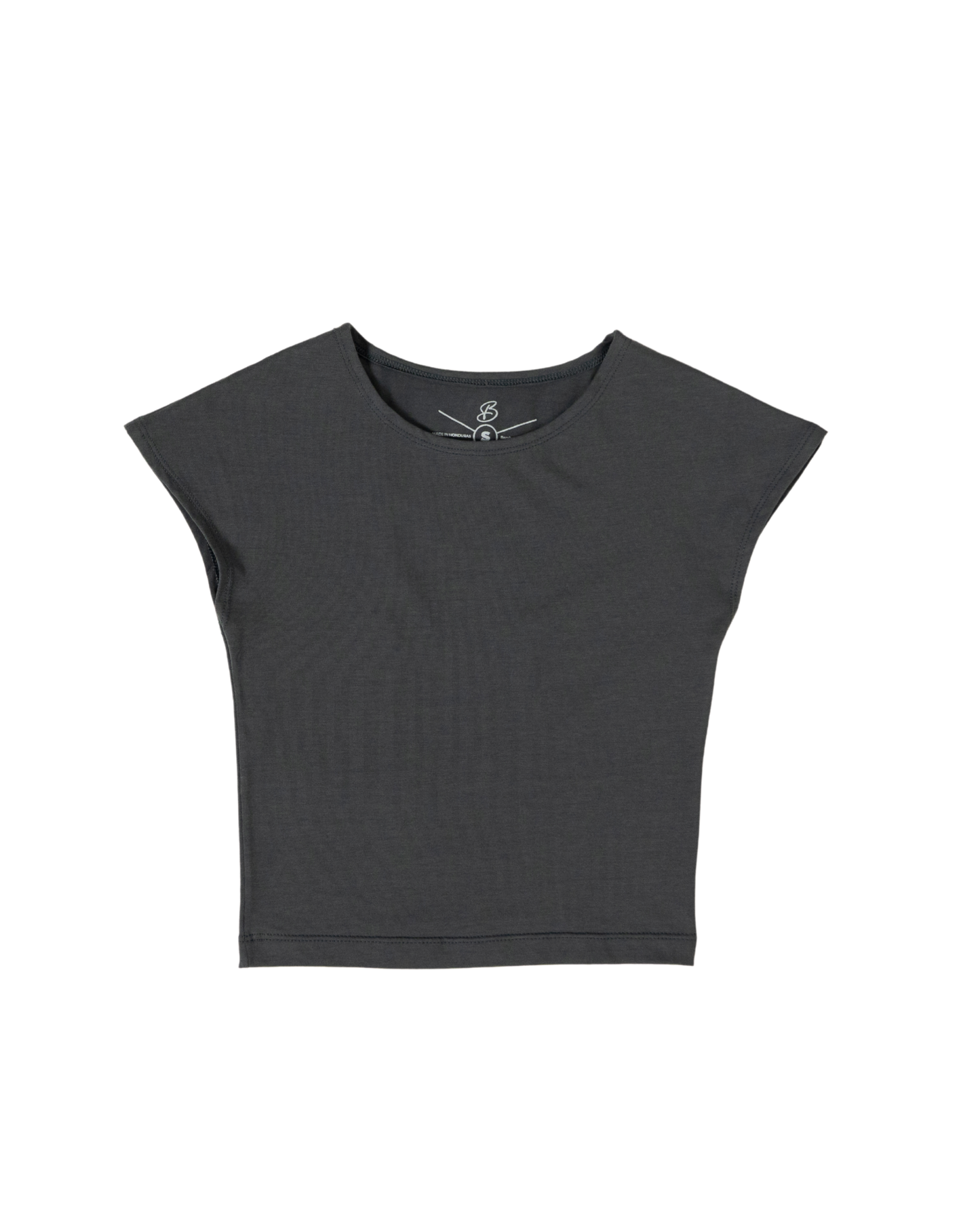 Bamba Bloom Aura Tee Gris Oscuro de Mujer